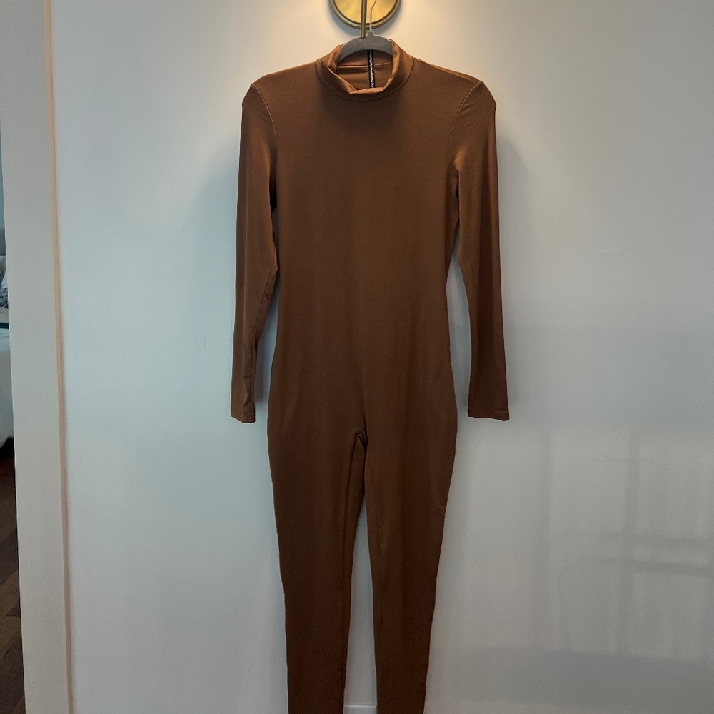 The Penelope Turtleneck Long Sleeve Maternity Unitard